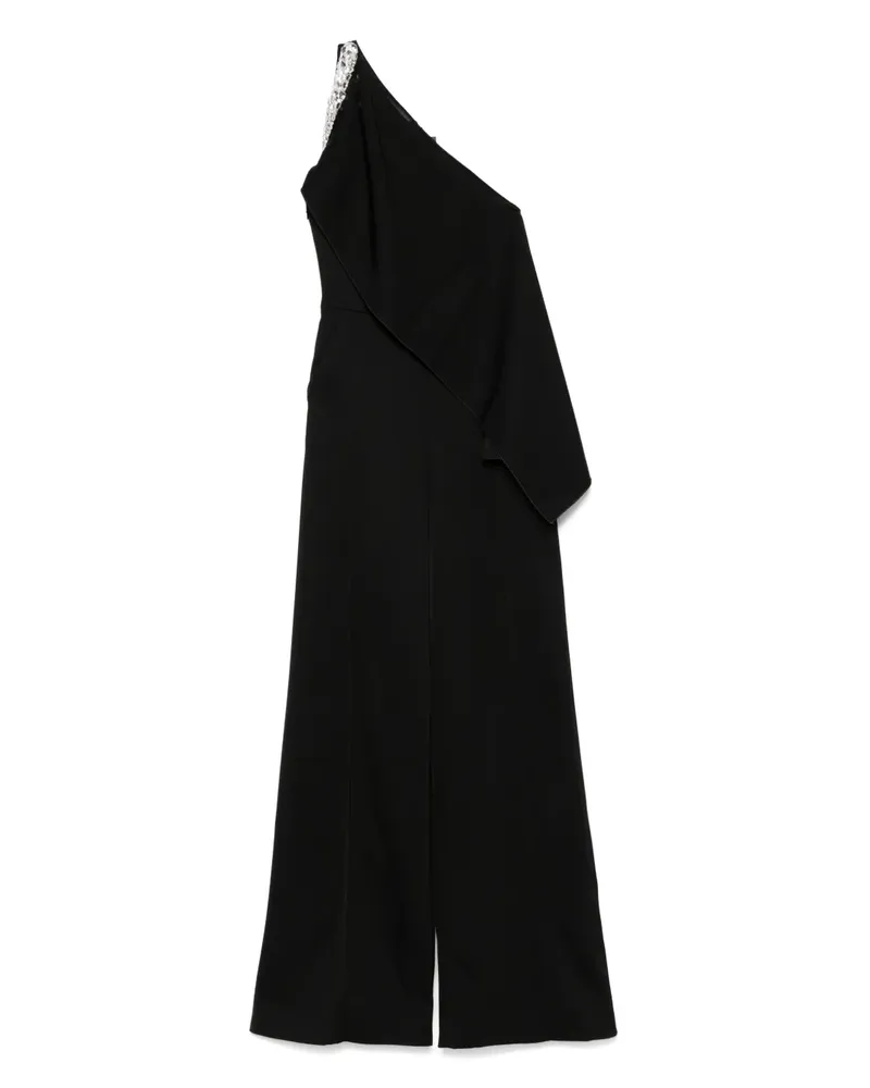 David Koma Jumpsuit mit Kristallen - Schwarz Schwarz