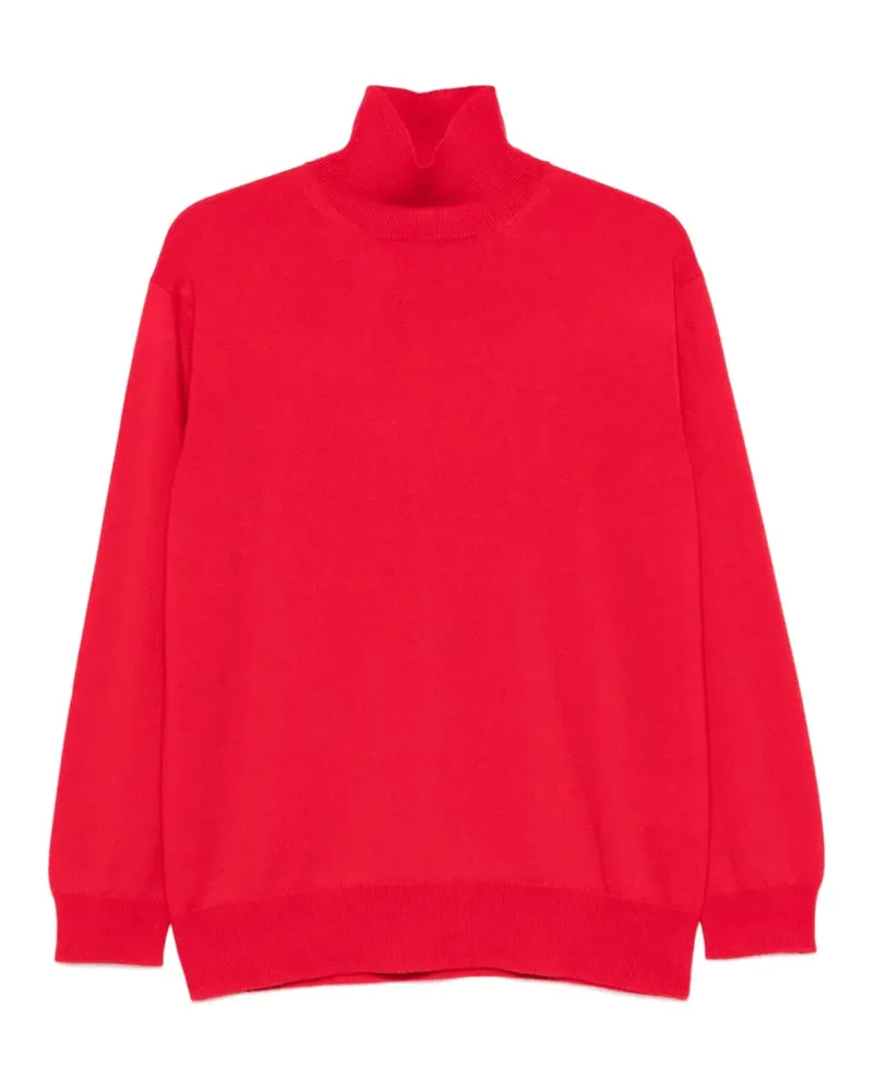 Malo Pullover mit Stehkragen - Rot Rot