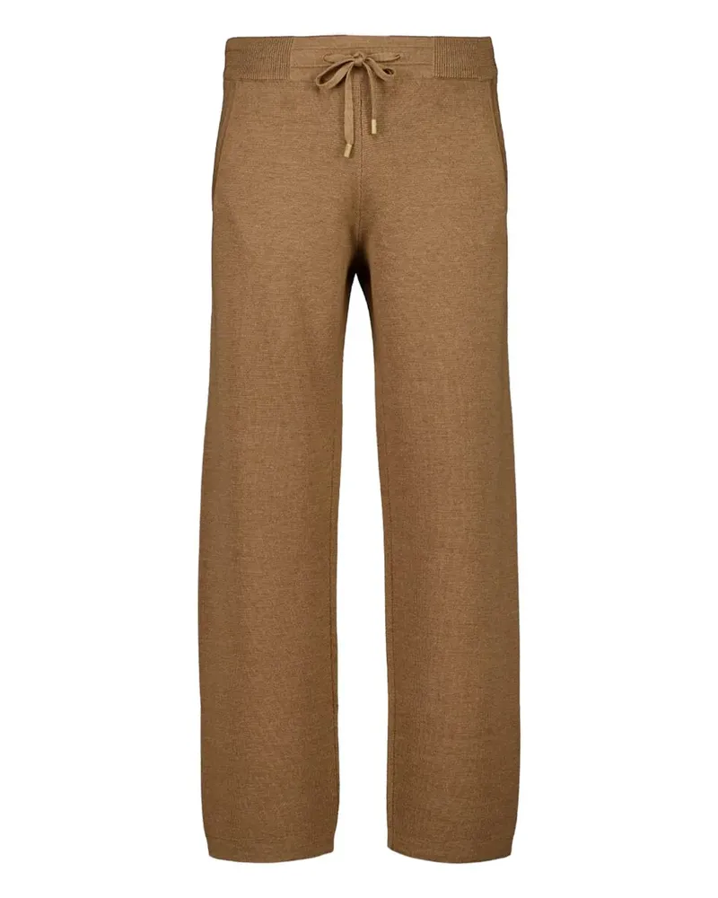 Piacenza Cashmere Gerade Hose mit Kordelzug - Braun Braun