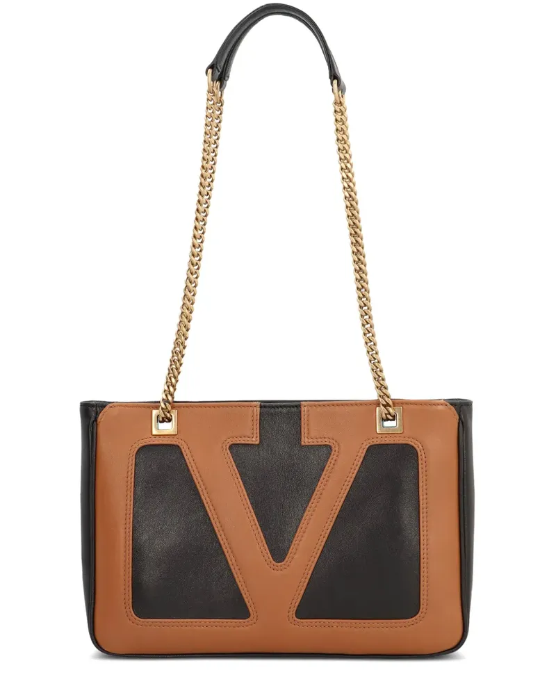 Valentino Garavani small Viva Superstar tote bag - Schwarz Schwarz