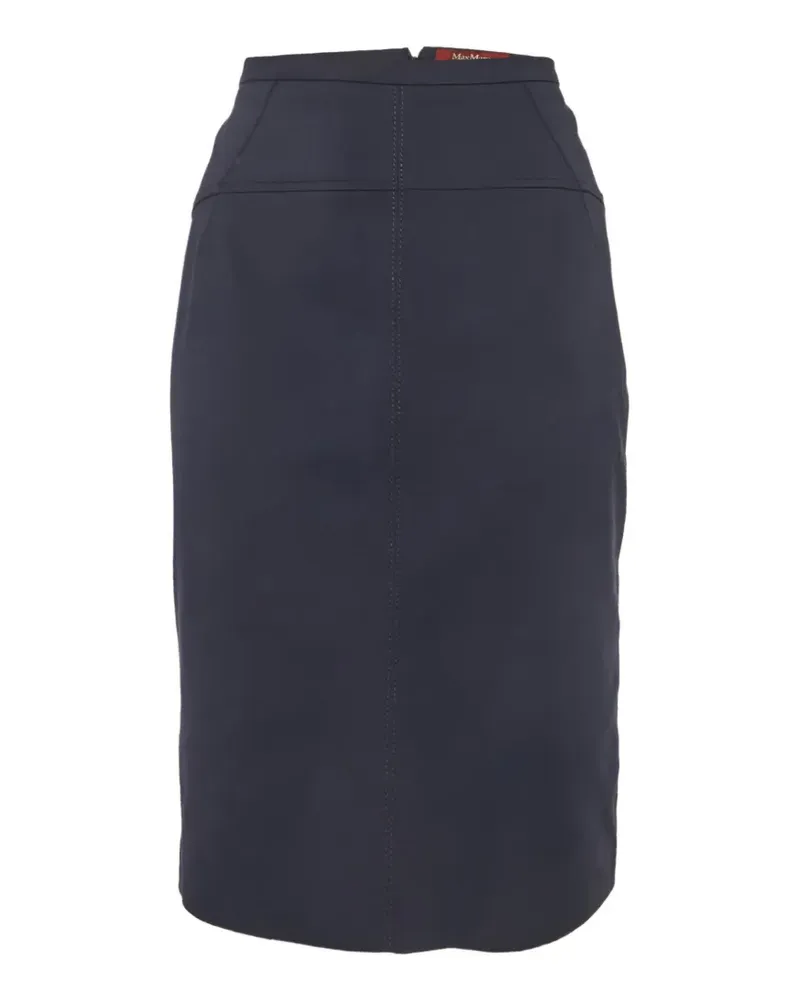 Max Mara zip-fastening mini skirt - Blau Blau