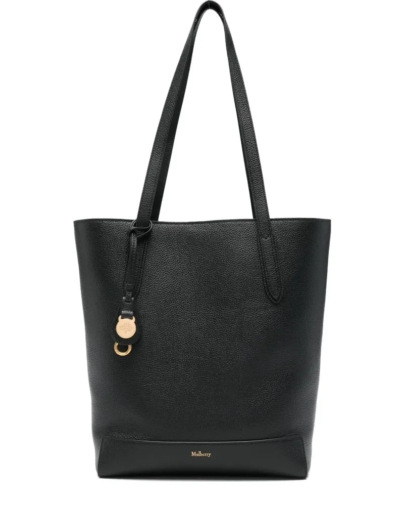 Mulberry small A4 classic leather shoulder bag - Schwarz Schwarz