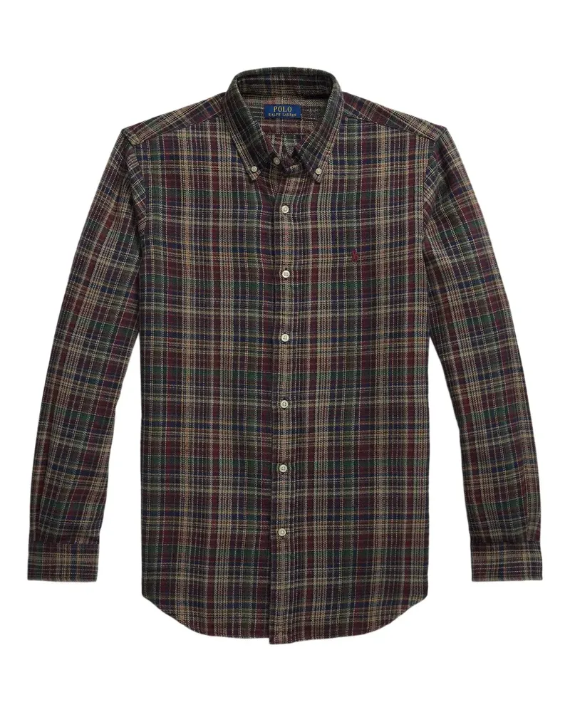 Ralph Lauren Kariertes Flanellhemd - Rot Rot