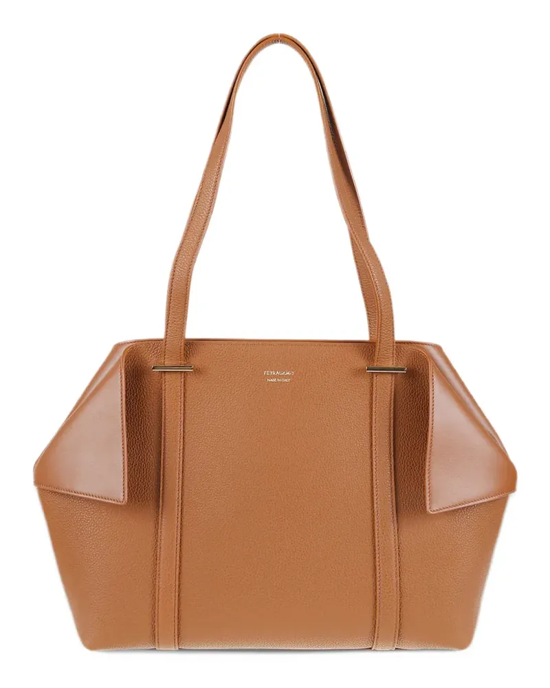 Ferragamo Folded tote bag (M) - Braun Braun