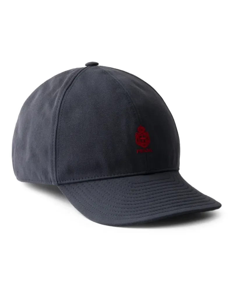 Prada old gabardine baseball cap - Blau Blau