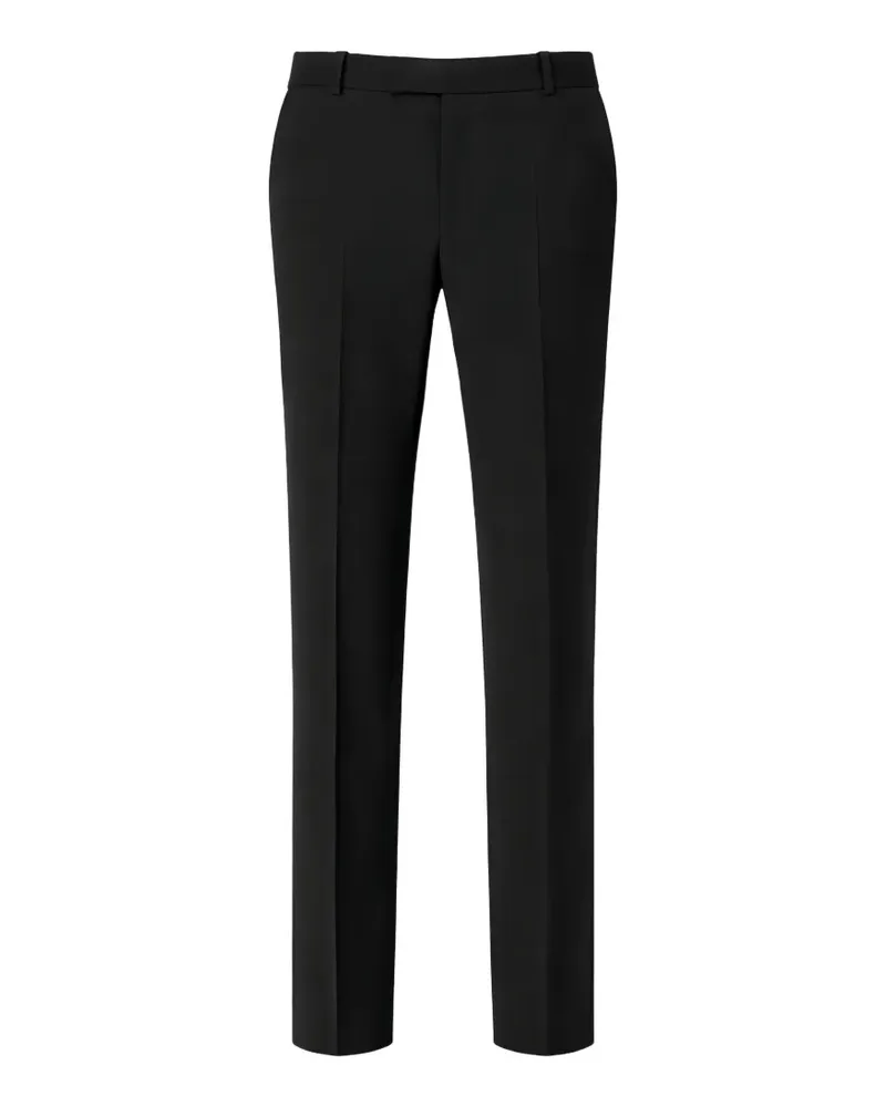 Alexander McQueen pressed-crease trousers - Schwarz Schwarz