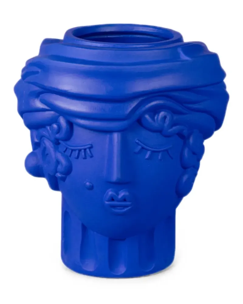Seletti Magna Graecia Woman Terrakottavase (33cm x 22cm) - Blau Blau