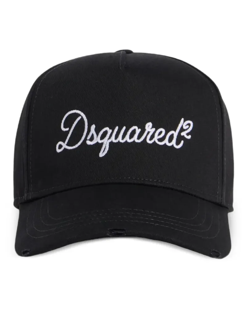 Dsquared2 Signature Baseballkappe - Schwarz Schwarz