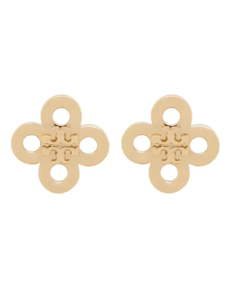 Tory Burch Forget Me Not clover stud earrings - Gold Gold