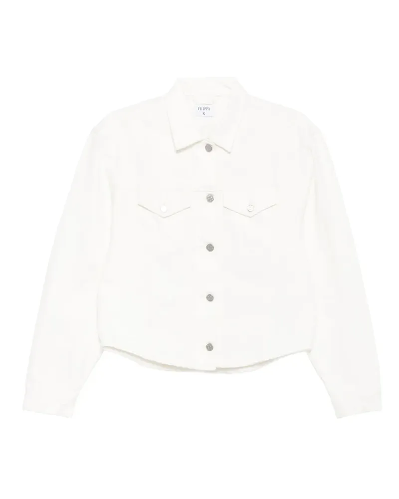 Filippa K Klassische Jeansjacke - Weiß Weiß