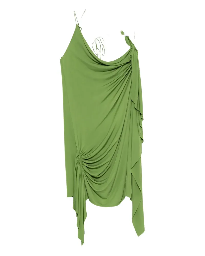 Christopher Esber ruched asymmetric dress - Grün Grün