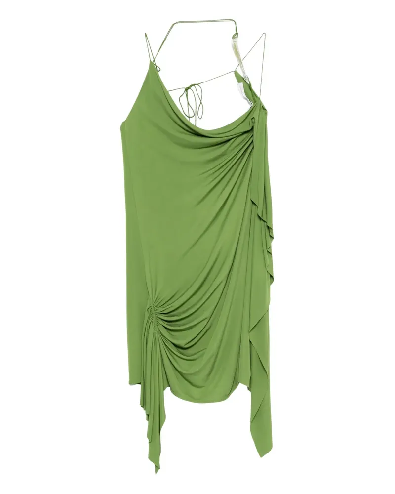 Christopher Esber ruched asymmetric dress - Grün Grün
