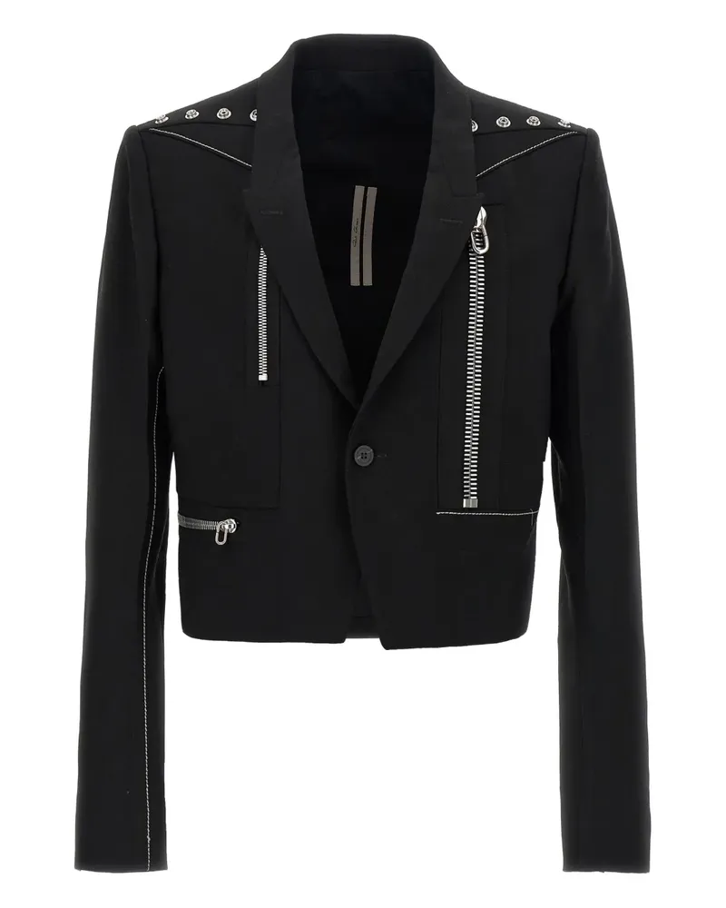 Rick Owens Alice Jacke mit Reißverschluss - Schwarz Schwarz