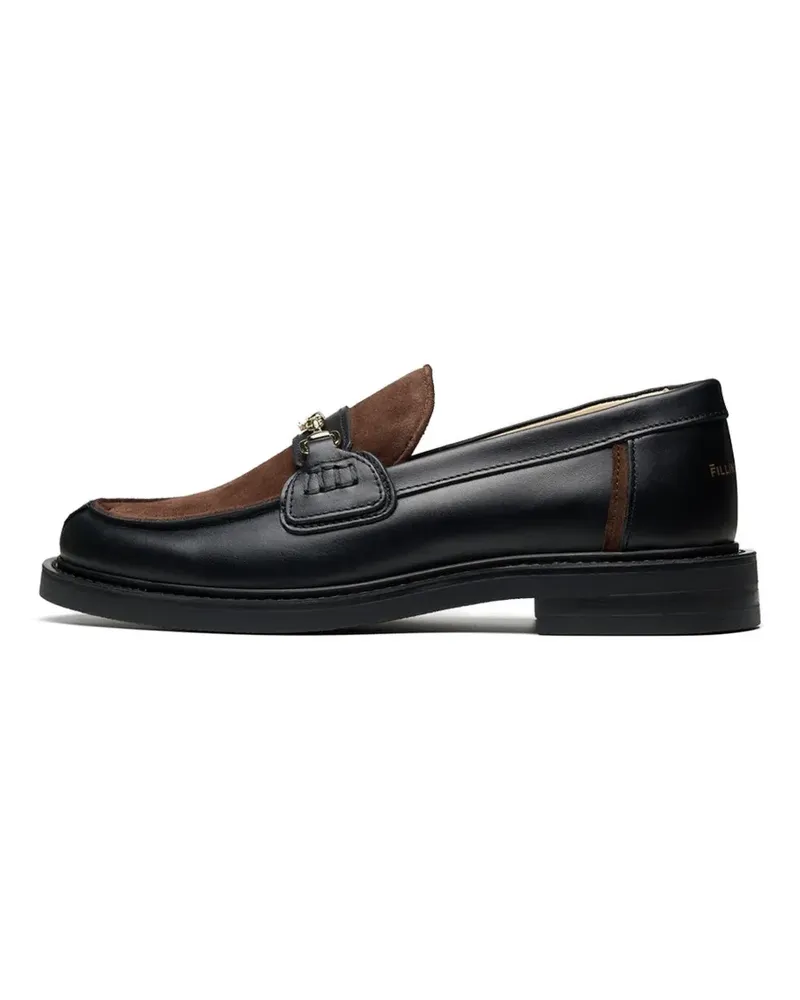 Filling Pieces panelled buckled loafers - Schwarz Schwarz