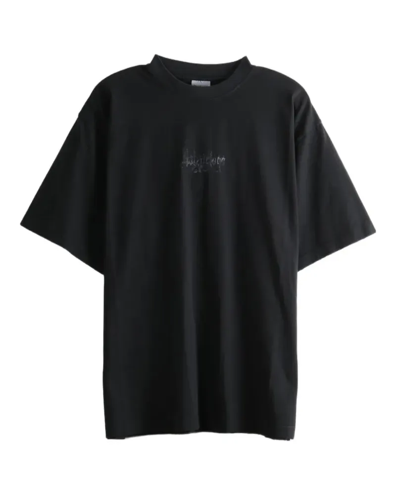 Balenciaga logo-print T-shirt - Schwarz Schwarz