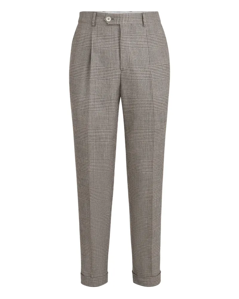 Brunello Cucinelli Karierte Hose - Braun Braun