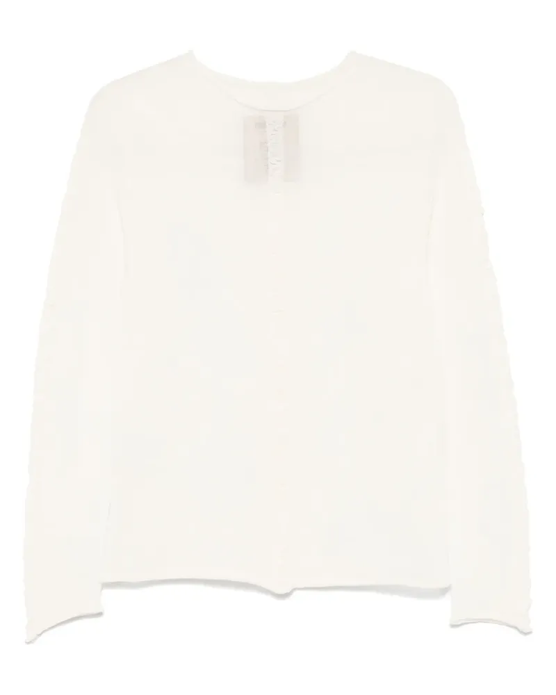Uma Wang Pullover aus Kaschmir mit Ziernaht - Nude Nude
