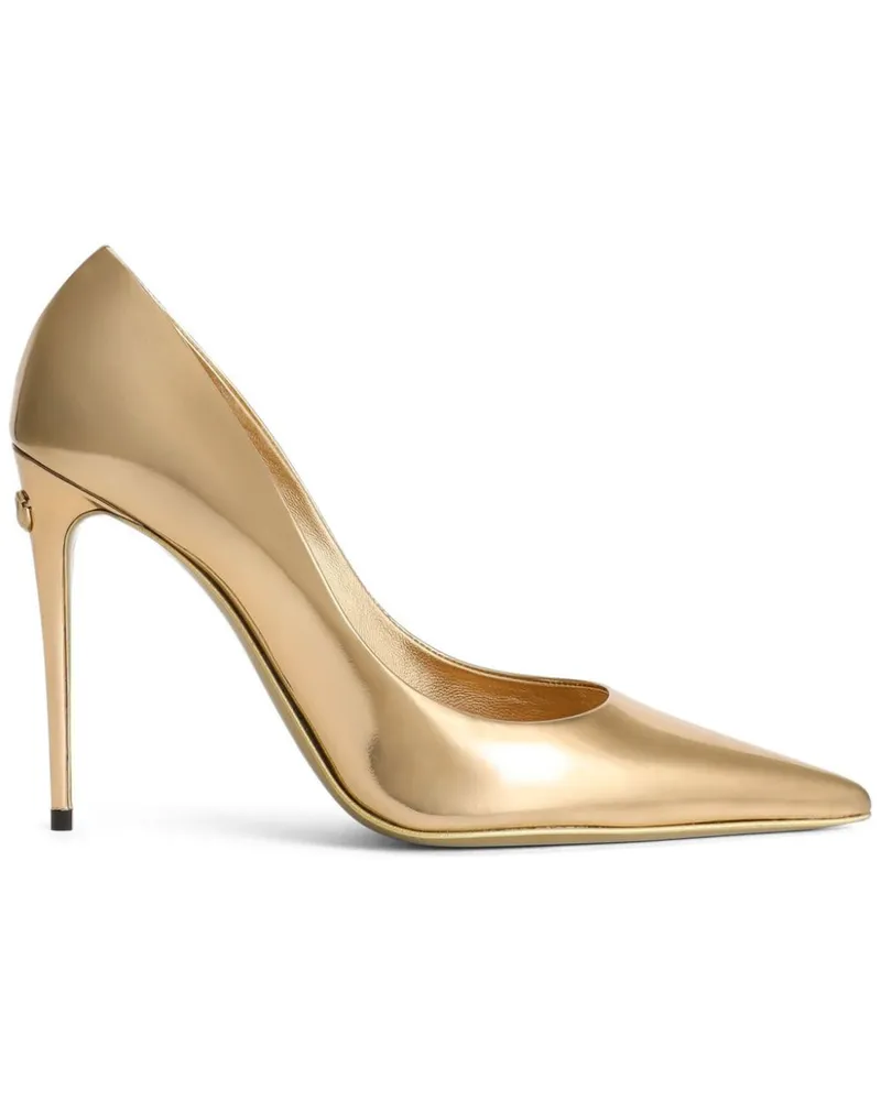 Dolce & Gabbana Pumps im Metallic-Look - Gold Gold