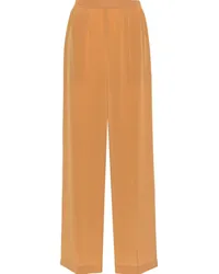 Joseph Wide-Leg-Hose aus Seide Braun