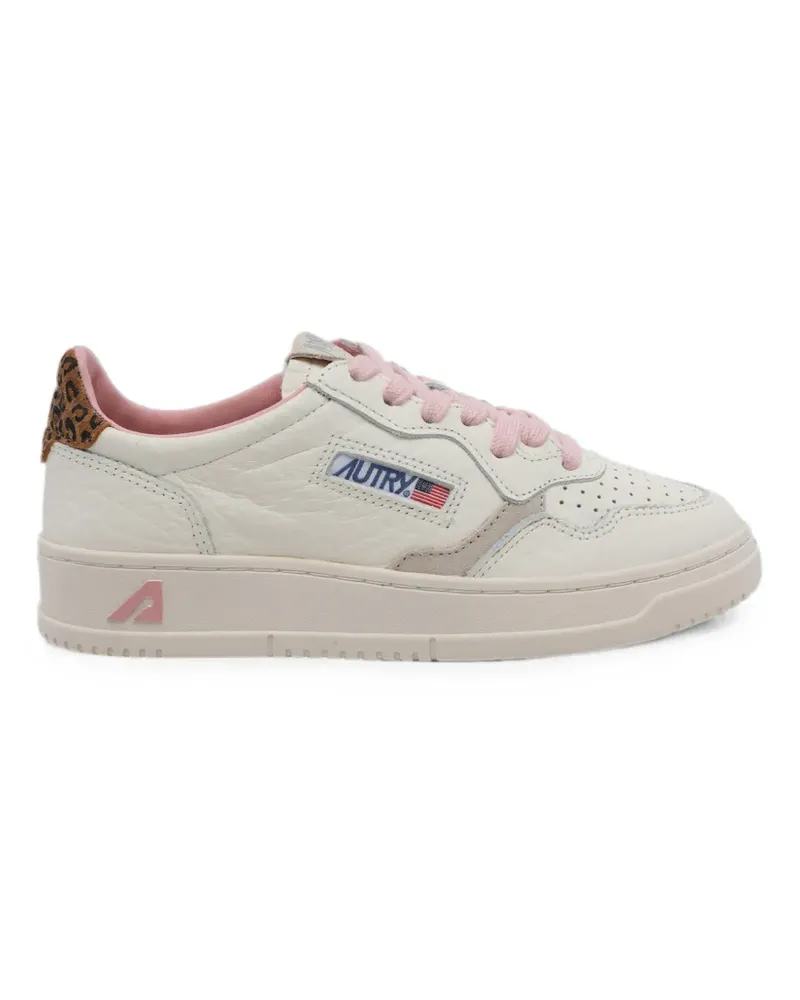 AUTRY Medalist leopard-print sneakers - Nude Nude