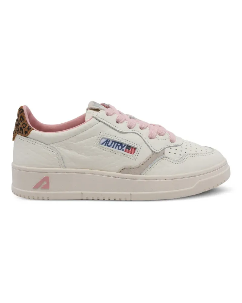 AUTRY Medalist leopard-print sneakers - Nude Nude