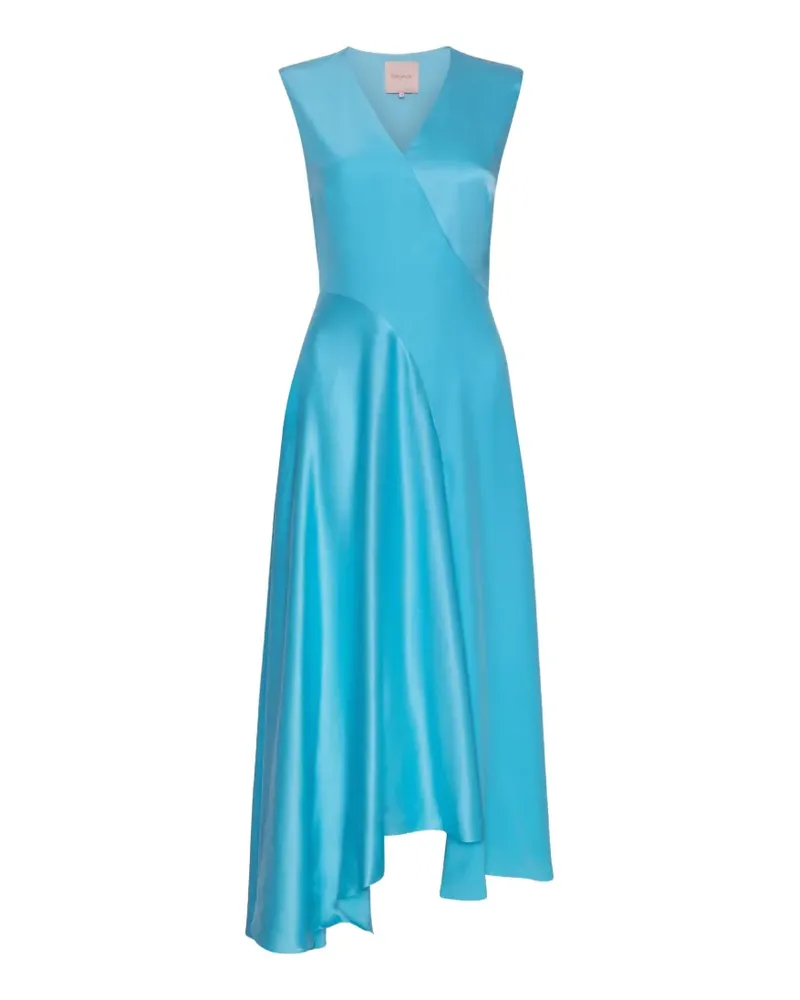 Roksanda Ilincic Asymmetrisches Miral Midikleid - Blau Blau