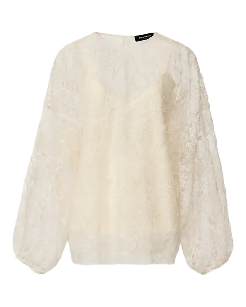 Fabiana Filippi Bluse aus Spitze - Nude Nude