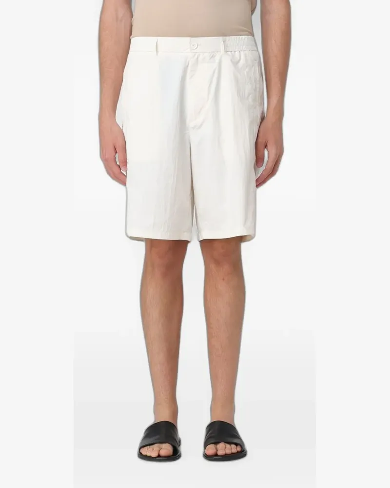 Armani Exchange elasticated-waistband shorts - Nude Nude