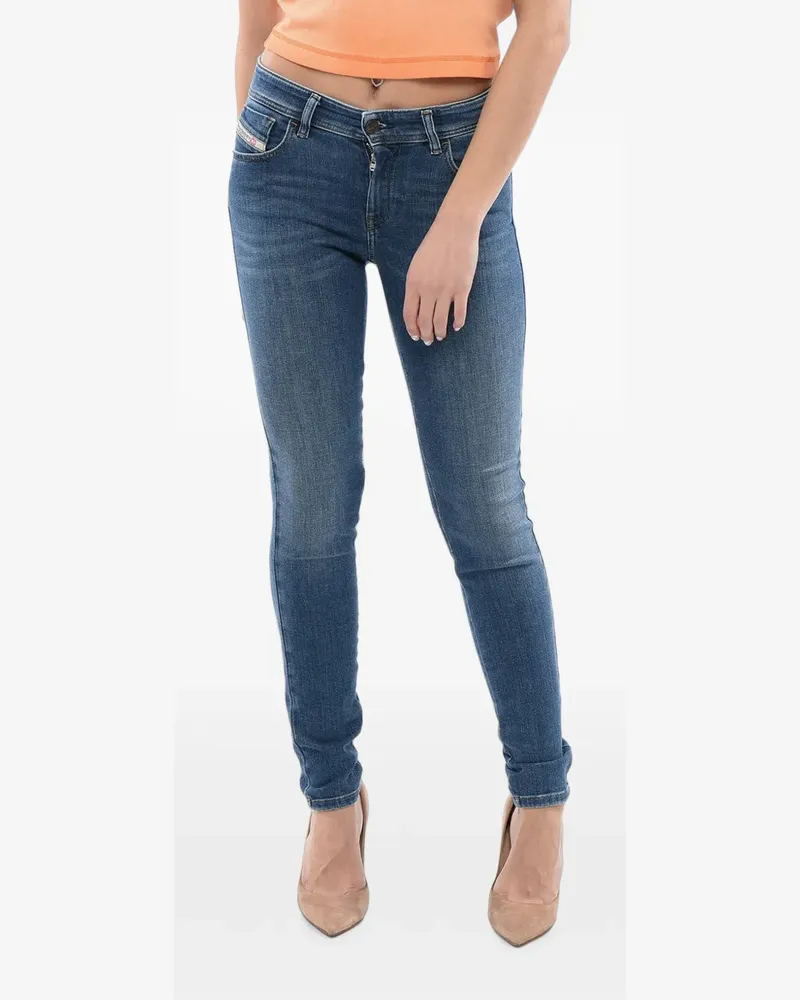 Diesel Slandy Skinny-Jeans - Blau Blau