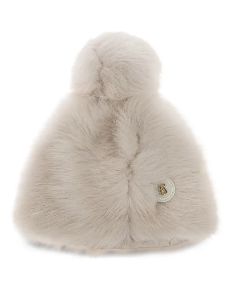 Bogner Aria Beanie mit Pompons - Nude Nude