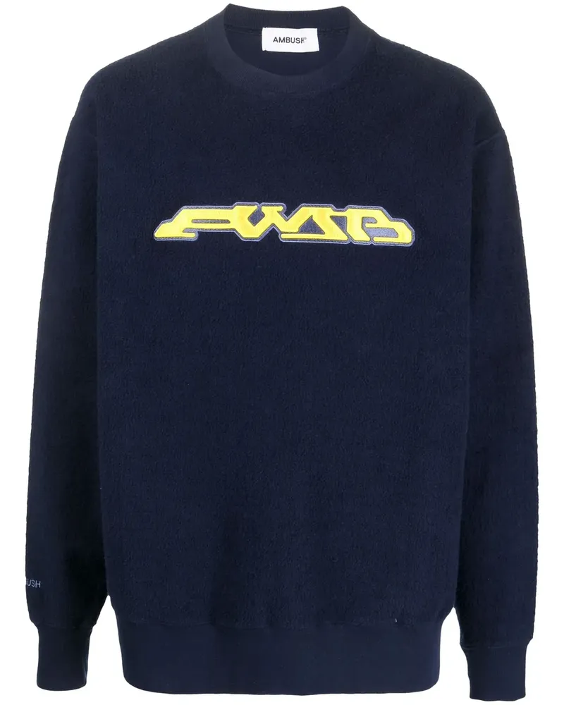 AMBUSH Langärmeliges Sweatshirt mit grafischem Print - Blau Blau