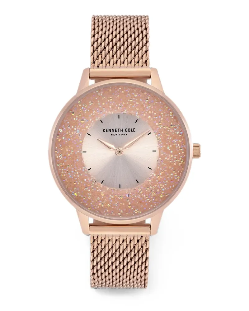 Kenneth Cole Armbanduhr mit Kristallverzierung 33mm - Rosa Rosa