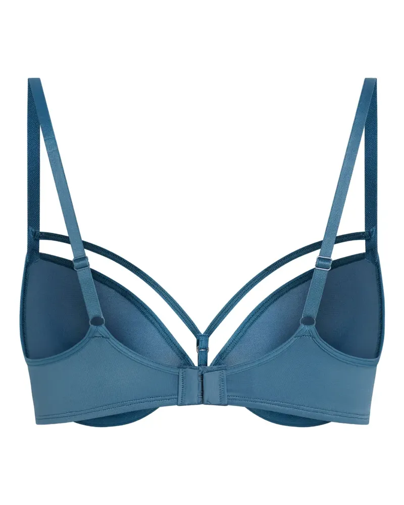 Marlies Dekkers Wattierter Push-Up-BH aus Spitze - Blau Blau