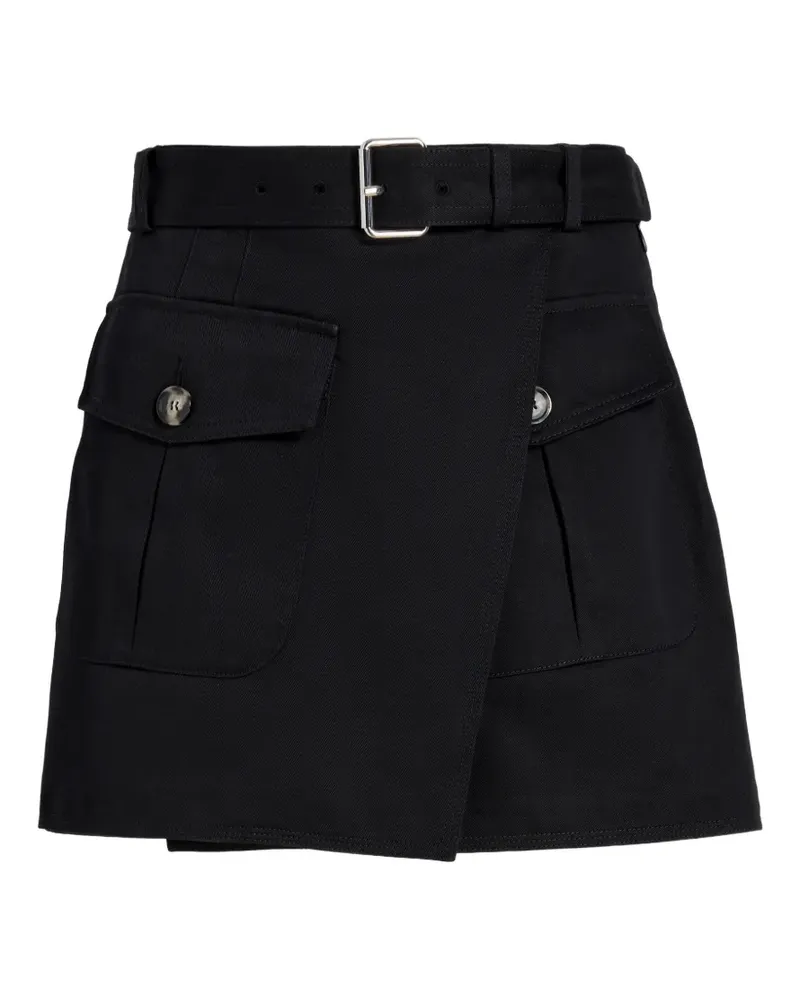 Proenza Schouler Bruni belted wrap skorts - Schwarz Schwarz
