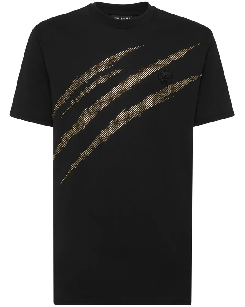 Philipp Plein T-Shirt mit Print - Schwarz Schwarz