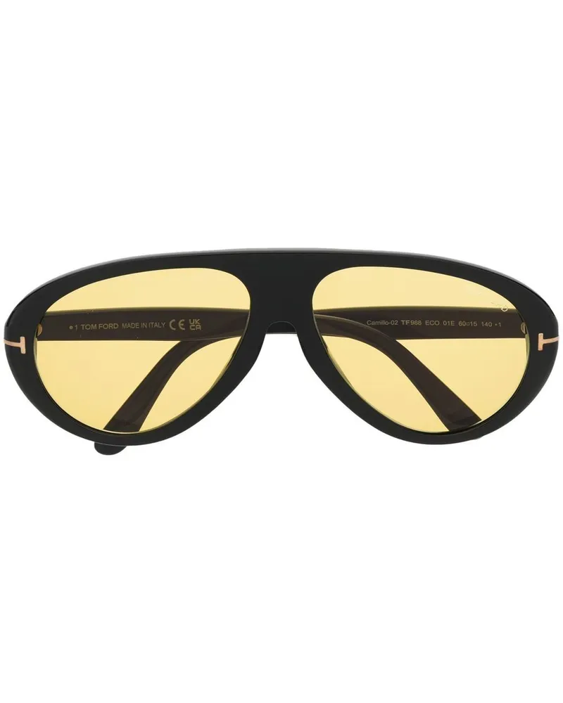 Tom Ford Camillo-02 Pilotenbrille - Schwarz Schwarz