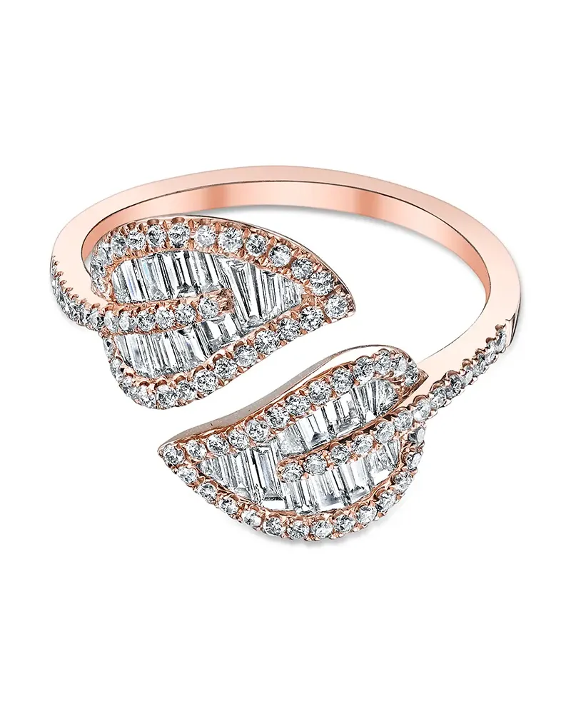ANITA KO 18kt Rotgoldring mit Diamanten - Rosa Rosa