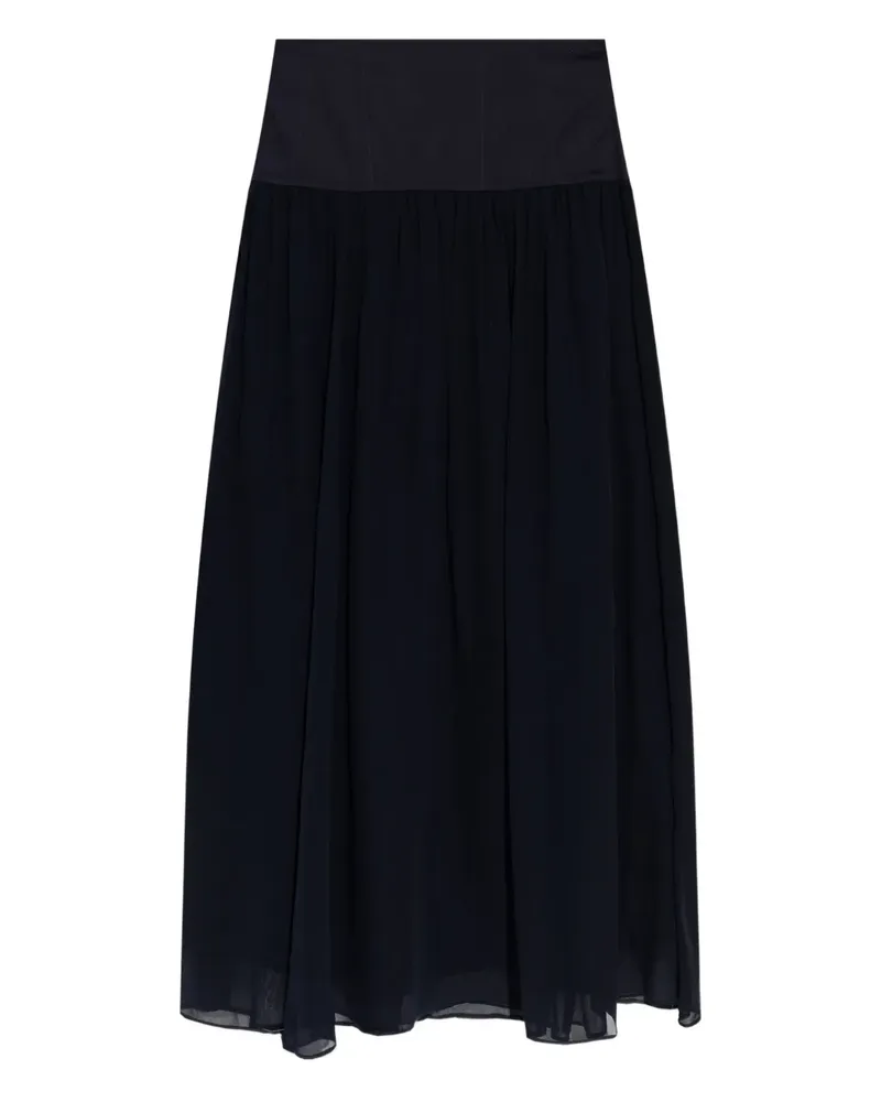 Ulla Johnson Midirock in A-Linie - Blau Blau