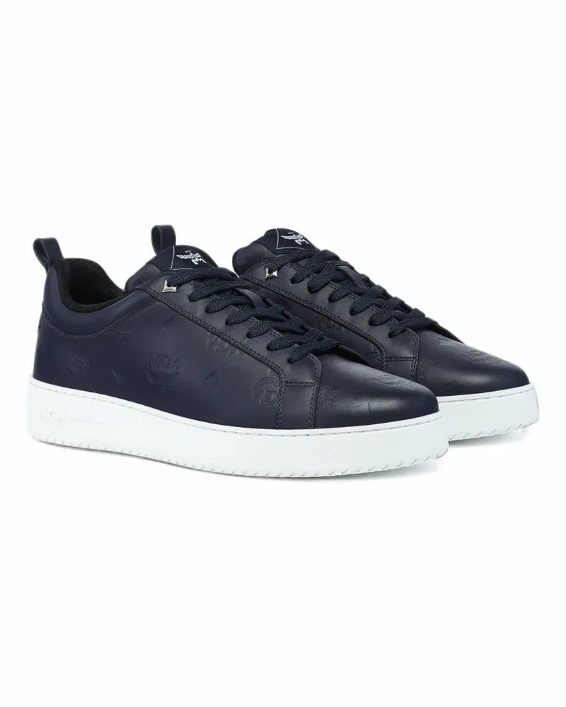MCM Neo Terrain Sneakers mit Logo - Blau Blau