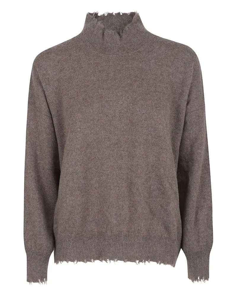 Antonelli Firenze frayed sweater - Braun Braun