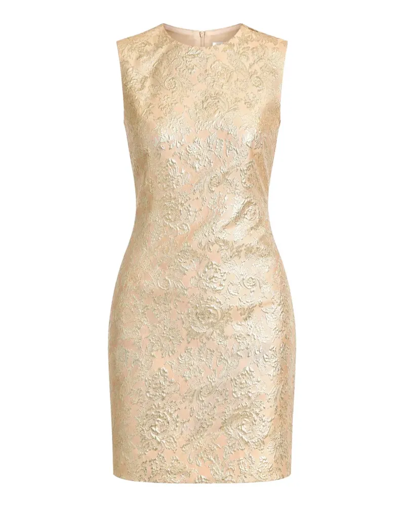 Dolce & Gabbana Kleid aus Metallic-Blumen-Jacquard - Gold Gold
