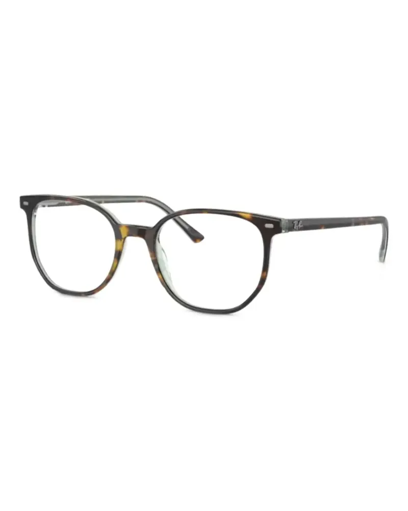 Ray Ban Brille mit rundem Gestell - Braun Braun