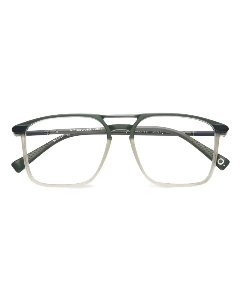 Etnia Barcelona Geometrische Meteor Crater Brille - Grün Grün
