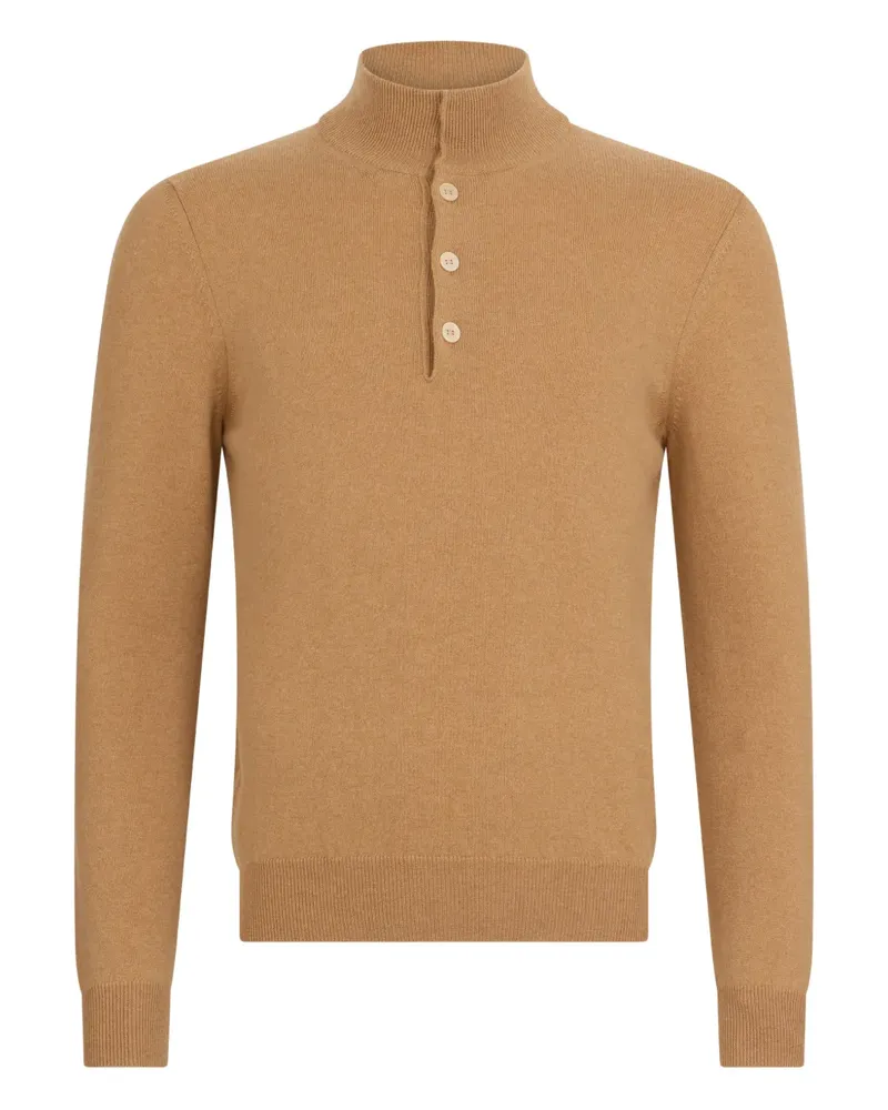 Malo buttoned polo shirt - Braun Braun