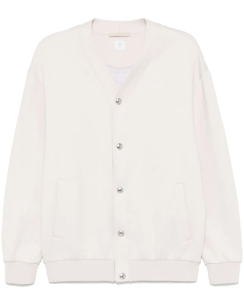Eleventy Cardigan mit tiefer Schulter Nude
