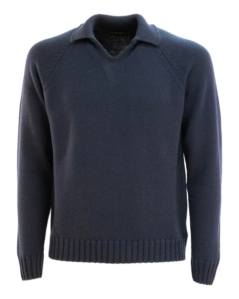 Zanone Pullover mit V-Ausschnitt - Blau Blau