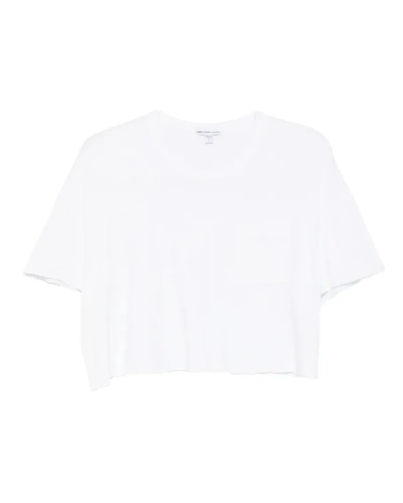 James Perse patch-pocket T-shirt - Weiß Weiß