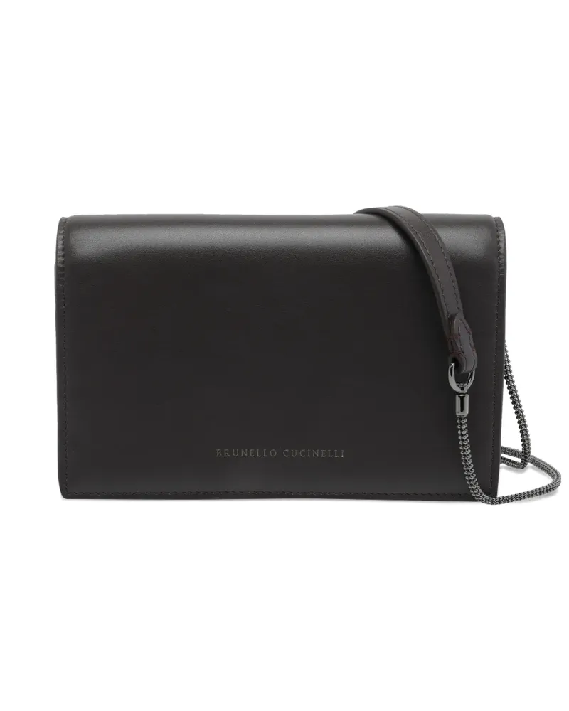 Brunello Cucinelli leather chain wallet - Braun Braun