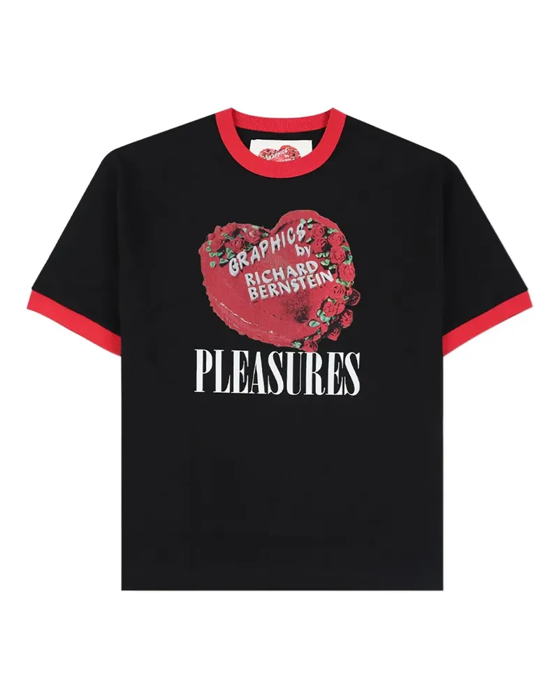 PLEASURES x Richard Bernstein Cake Ringer T-shirt - Schwarz Schwarz