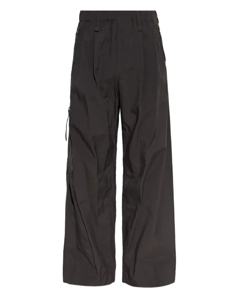 Issey Miyake Hose mit Reißverschlussdetail - Schwarz Schwarz